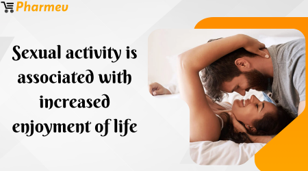 Sexual activity is associated with increased enjoyment of life 